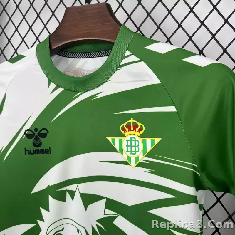 25-26 Real Betis x Naruto Special Edition Kids Kit Jersey+Shorts - detail