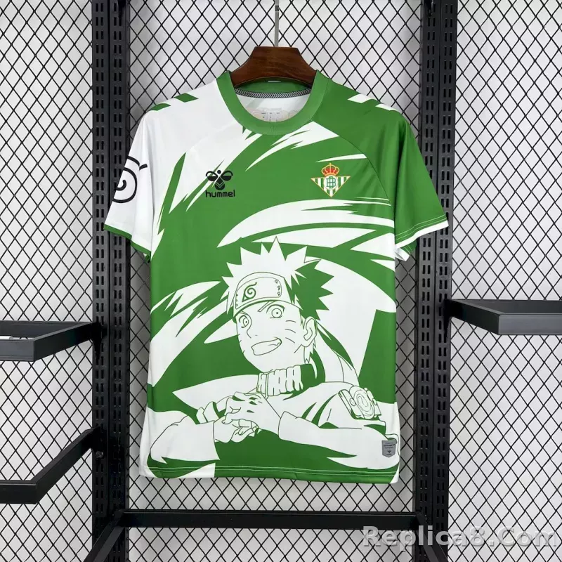 25-26 Real Betis x Naruto Special Edition Kit Football T-Shirt