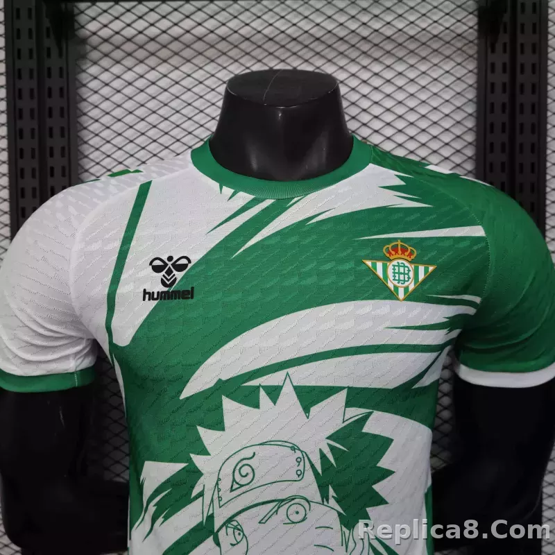 25-26 Real Betis Naruto Special Edition Player Version Shirt - detail
