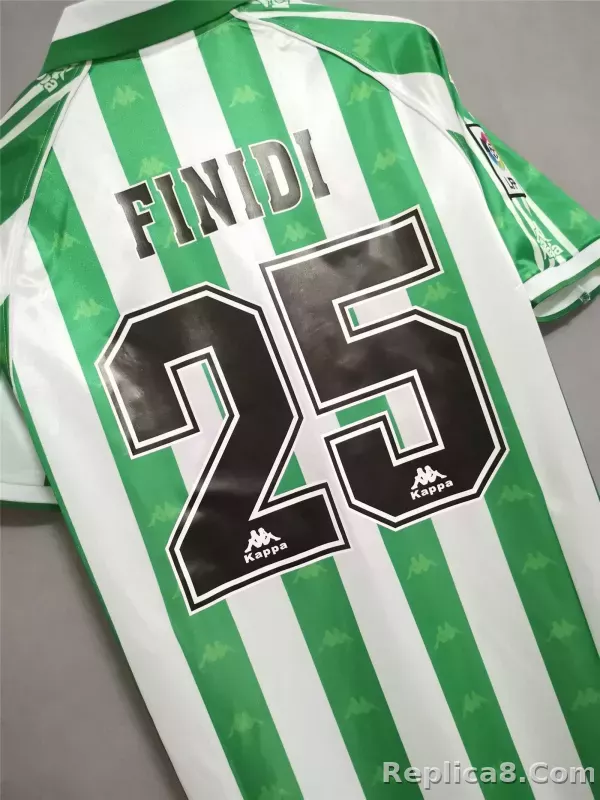 1995-1997  Real Betis Home Retro Jersey - detail