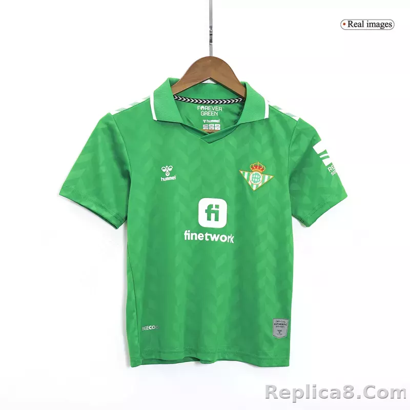 23-24 Real Betis Away Kids Kit Jersey+Shorts - detail