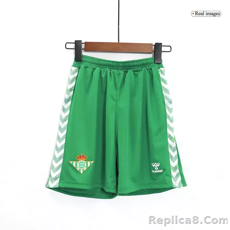 23-24 Real Betis Away Kids Kit Jersey+Shorts - detail