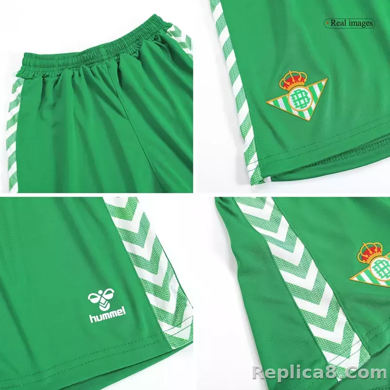 23-24 Real Betis Away Kids Kit Jersey+Shorts - detail