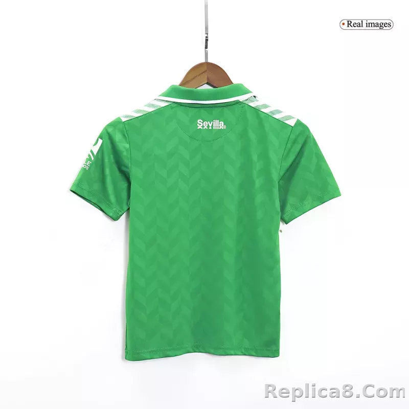 23-24 Real Betis Away Kids Kit Jersey+Shorts - detail