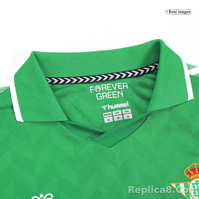 23-24 Real Betis Away Kids Kit Jersey+Shorts - detail