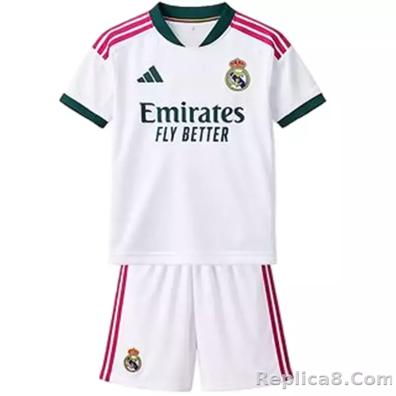 26-27 Real Madrid Home Soccer Kids Kit Jersey+Shorts