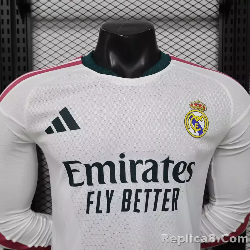 26-27 Real Madrid Special Soccer Jersey Player Version Long Sleeve - detail