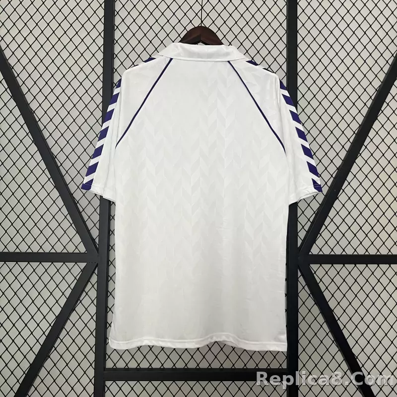 1986-88 Real Madrid Home Retro Soccer Jersey - detail