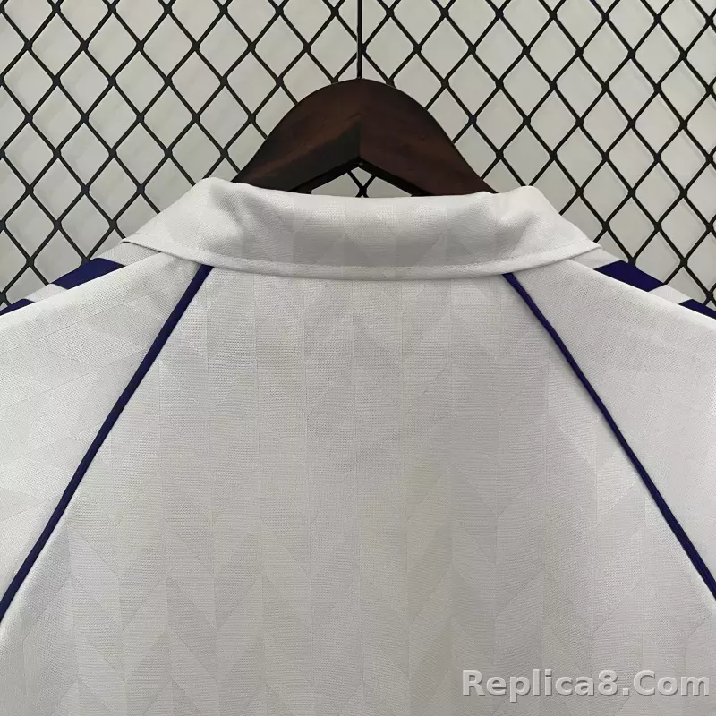 1986-88 Real Madrid Home Retro Soccer Jersey - detail
