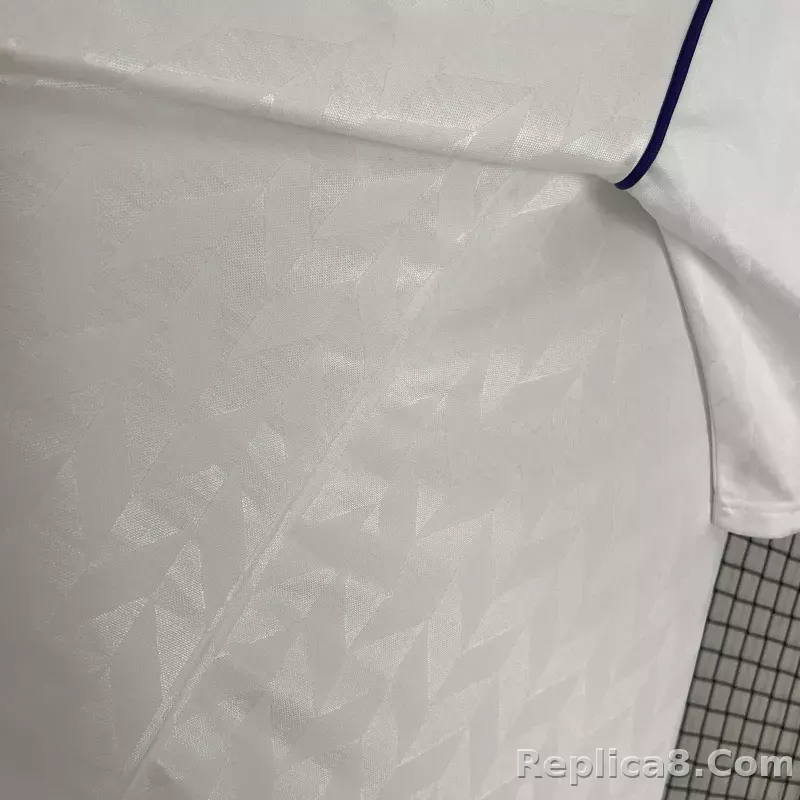 1986-88 Real Madrid Home Retro Soccer Jersey - detail