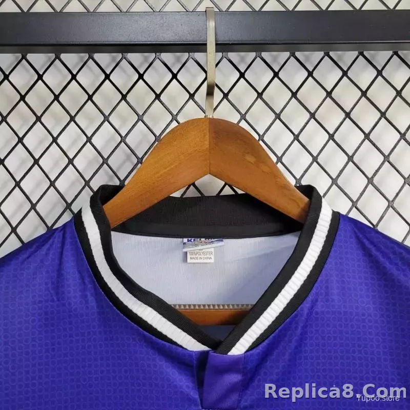 1997-98 Real Madrid Away Retro Soccer Jersey - detail