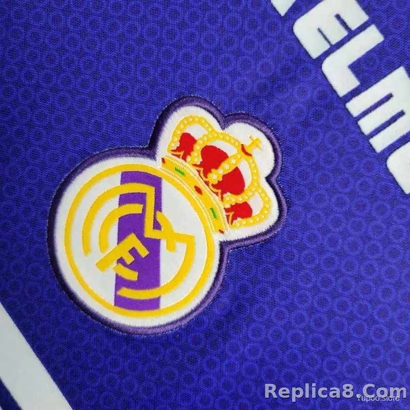 1997-98 Real Madrid Away Retro Soccer Jersey - detail