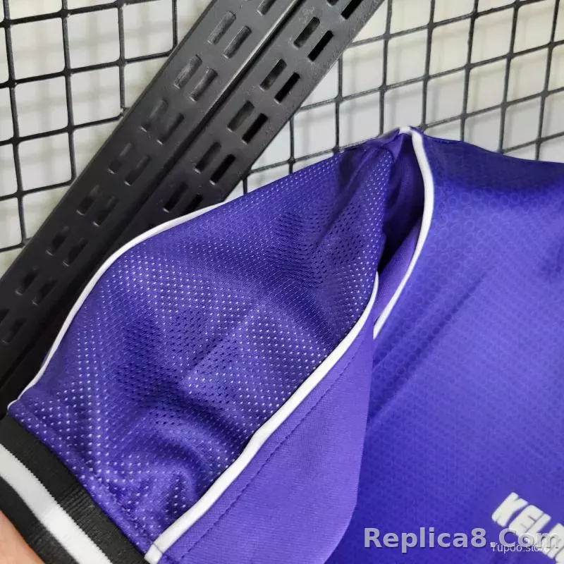 1997-98 Real Madrid Away Retro Soccer Jersey - detail