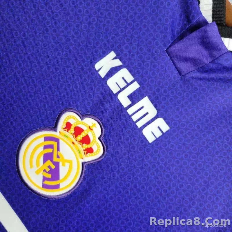 1997-98 Real Madrid Away Retro Soccer Jersey - detail