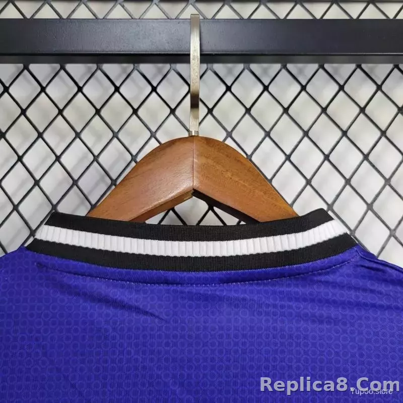 1997-98 Real Madrid Away Retro Soccer Jersey - detail