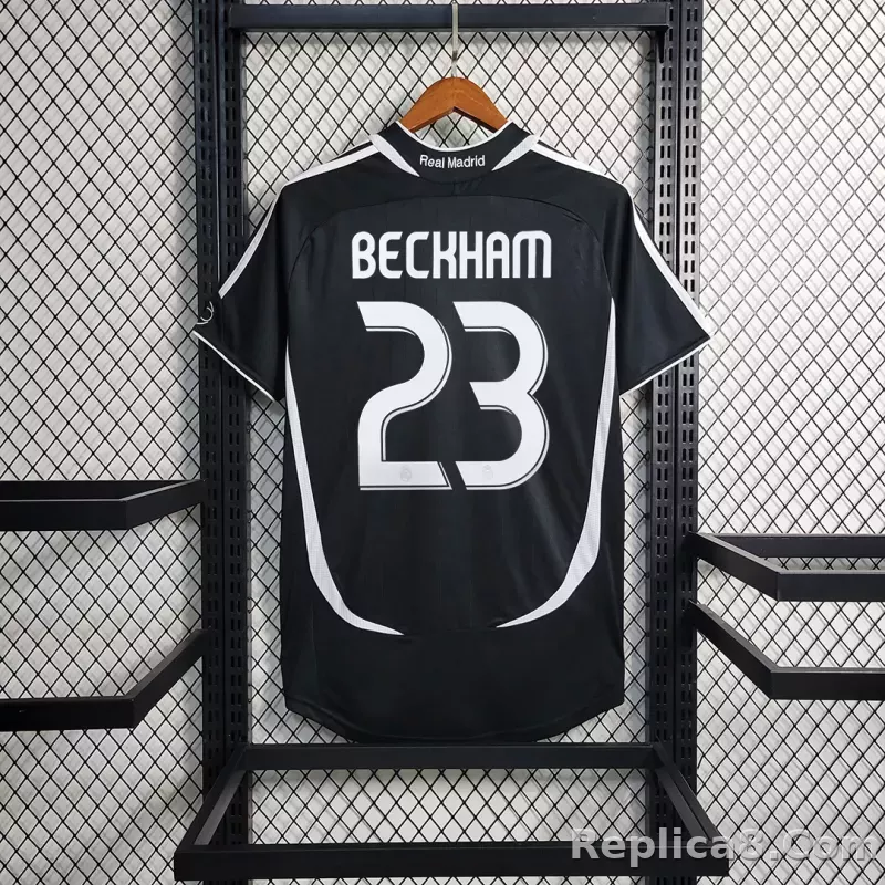 2006-07 Real Madrid Away Retro Soccer Jersey - detail