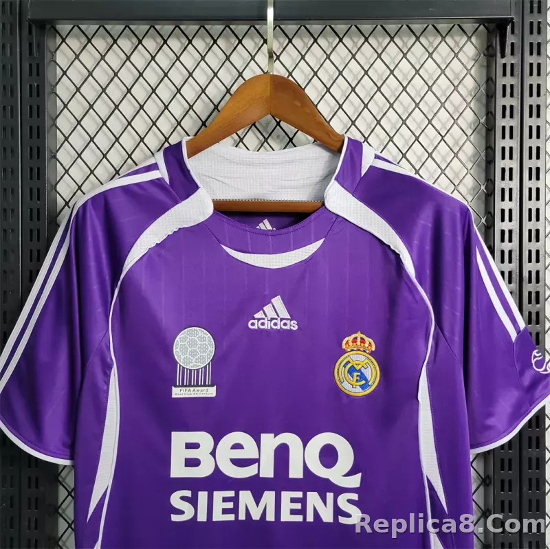 2006-07 Real Madrid Third Away Retro Soccer Jersey - detail