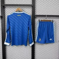 25-26 Real Madrid Third Away Soccer Kids Long Sleeve Jersey+Short - view 3