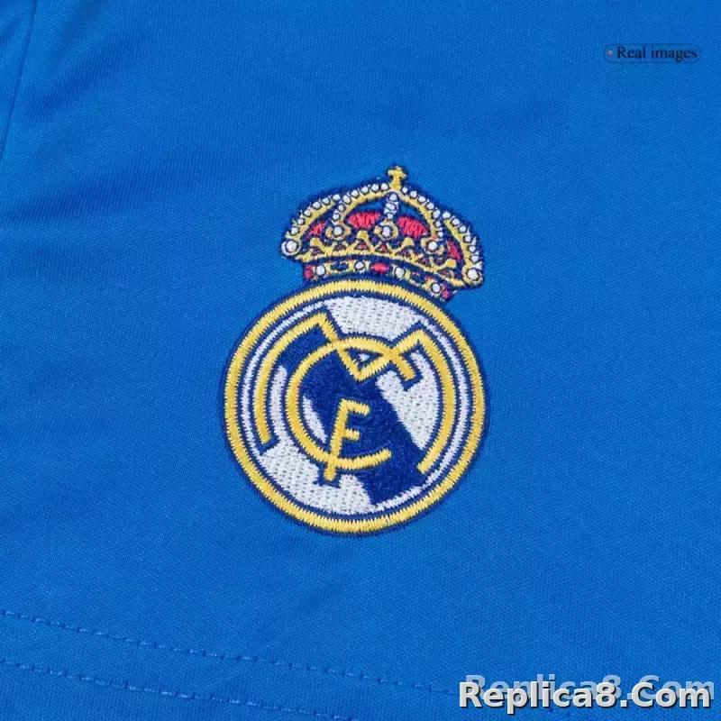 25-26 Real Madrid Third Away Soccer Kids Full Kit Jersey+Shorts+Socks - detail