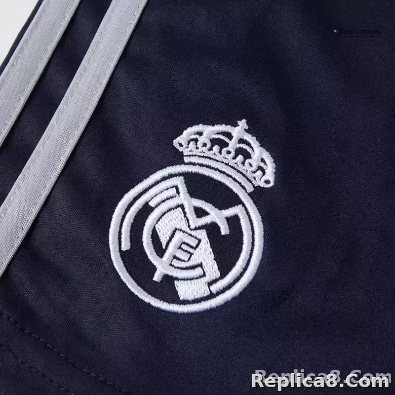 25-26 Real Madrid Away Soccer Kids Full Kit Jersey+Shorts+Socks - detail