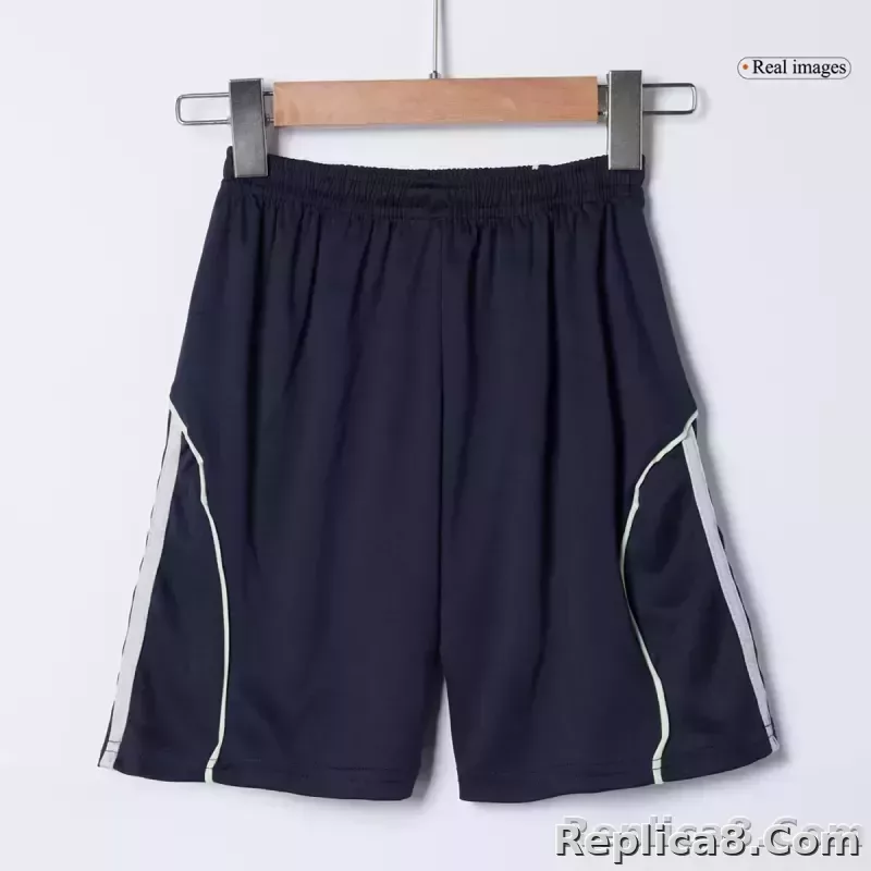 25-26 Real Madrid Away Soccer Kids Full Kit Jersey+Shorts+Socks - detail