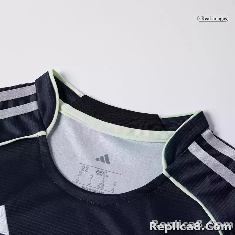 25-26 Real Madrid Away Soccer Kids Full Kit Jersey+Shorts+Socks - detail