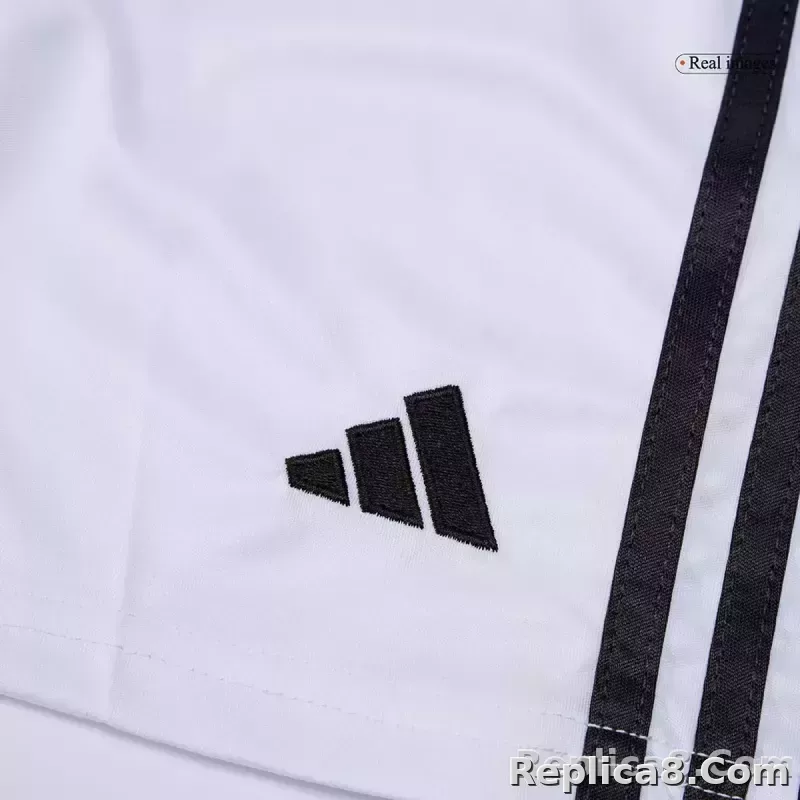 25-26 Real Madrid Home Soccer Kids Full Kit Jersey+Shorts+Socks - detail