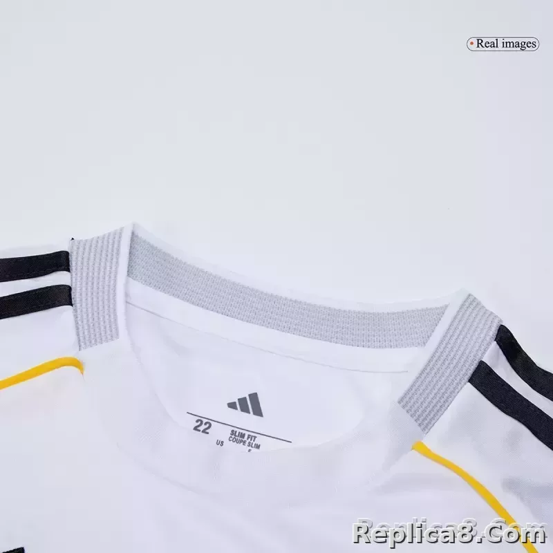 25-26 Real Madrid Home Soccer Kids Full Kit Jersey+Shorts+Socks - detail