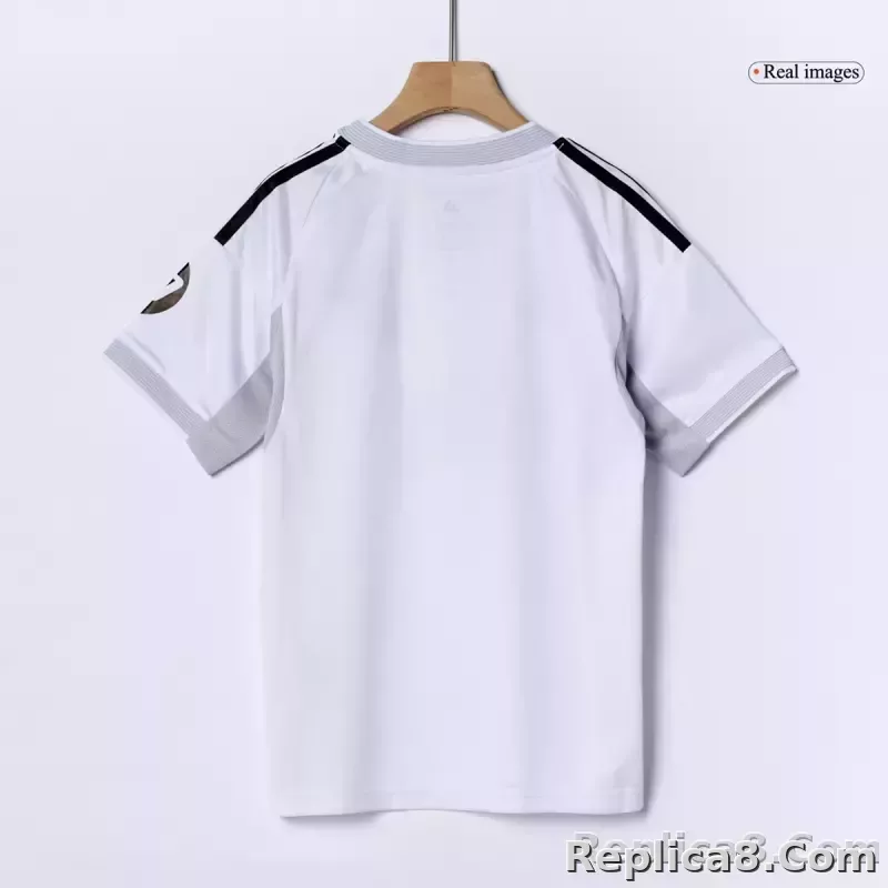 25-26 Real Madrid Home Soccer Kids Full Kit Jersey+Shorts+Socks - detail