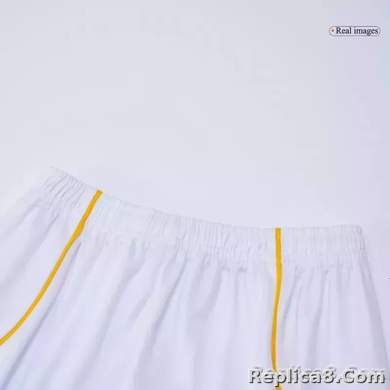 25-26 Real Madrid Home Soccer Kids Full Kit Jersey+Shorts+Socks - detail