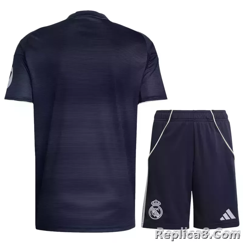 25-26 Real Madrid Away Soccer Full Kit Jersey+Shorts+Socks - detail