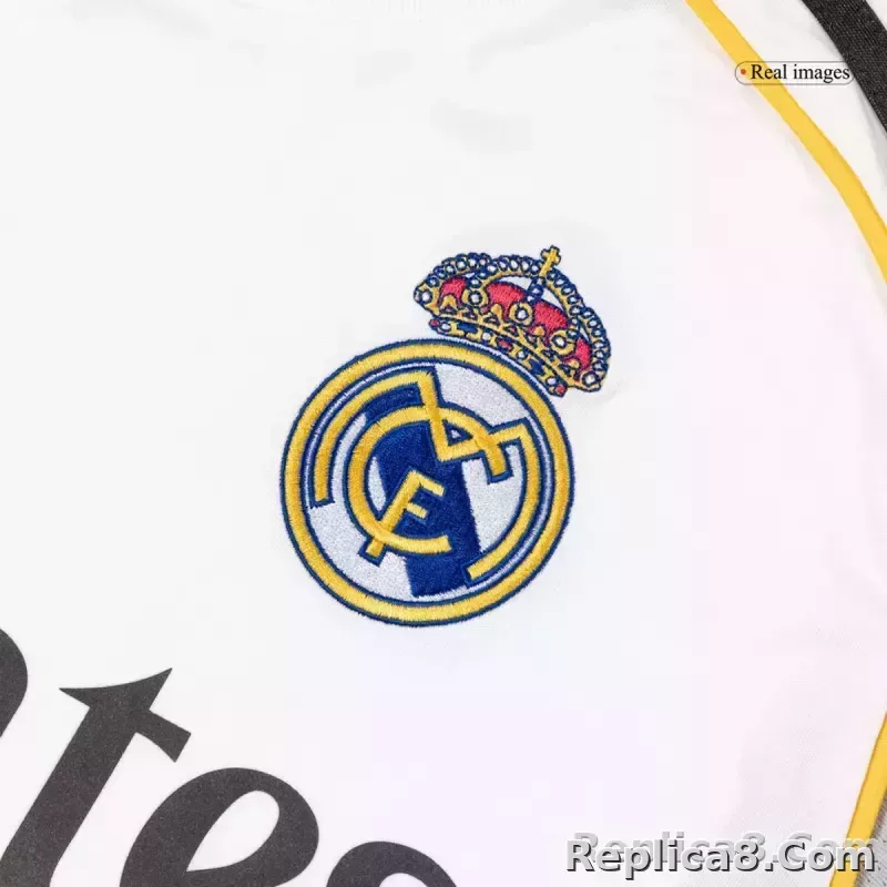 25-26 Real Madrid Home Soccer Full Kit Jersey+Shorts+Socks - detail