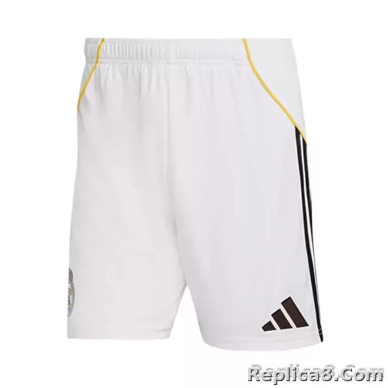 25-26 Real Madrid Home Soccer Full Kit Jersey+Shorts+Socks - detail