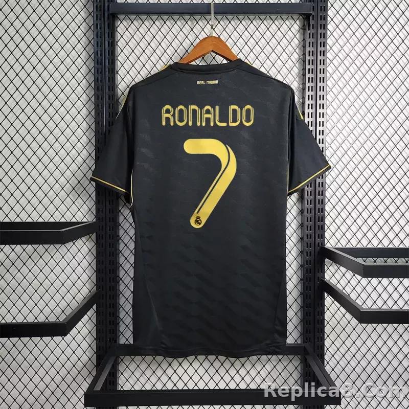 2011-12 Real Madrid Away Retro Soccer Jersey - detail