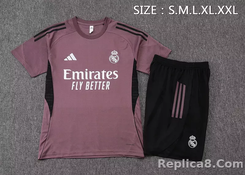 26-27 Real Madrid Pre-Match Training Soccer Jersey Suit Kit - detail