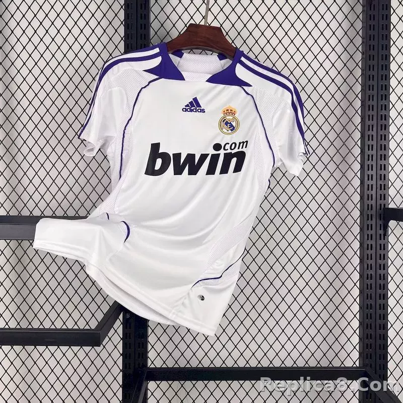 2007-08 Real Madrid Home Retro Jersey