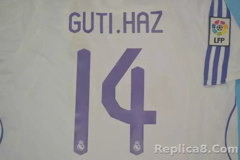 2007-08 Real Madrid Home Retro Jersey - detail