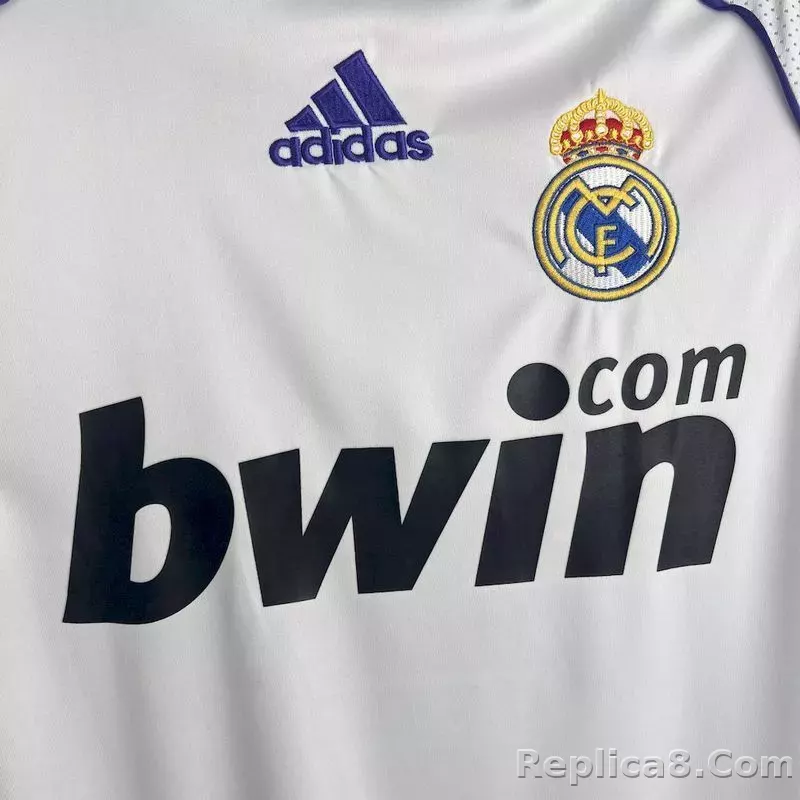 2007-08 Real Madrid Home Retro Jersey - detail