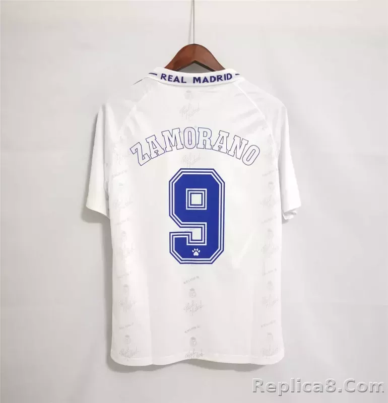 1994-96 Real Madrid Home Retro Jersey - detail
