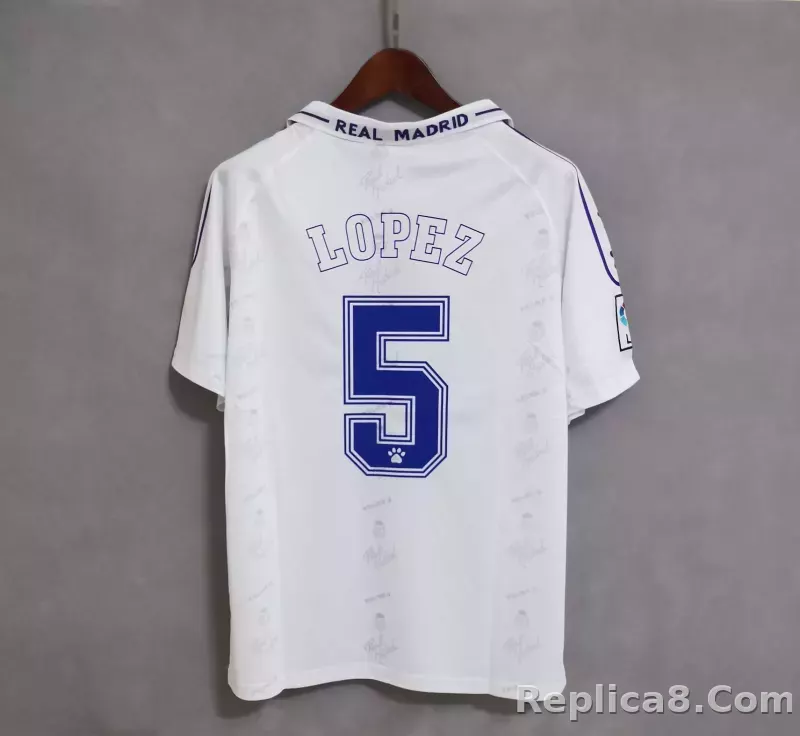 1994-96 Real Madrid Home Retro Jersey - detail