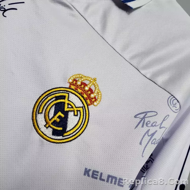 1994-96 Real Madrid Home Retro Jersey - detail