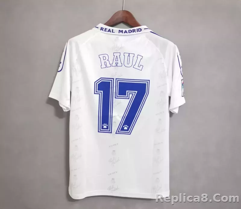 1994-96 Real Madrid Home Retro Jersey - detail
