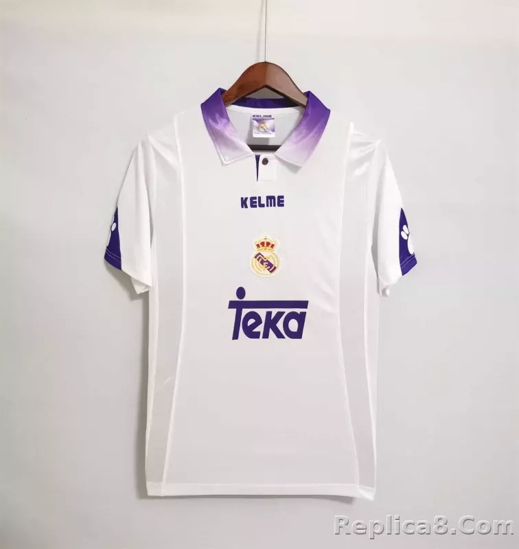 1997-98 Real Madrid Home Retro Jersey