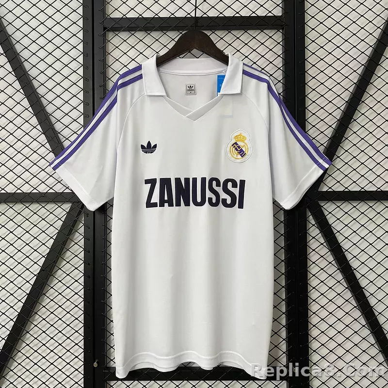 1984-85 Real Madrid Home Retro Jersey