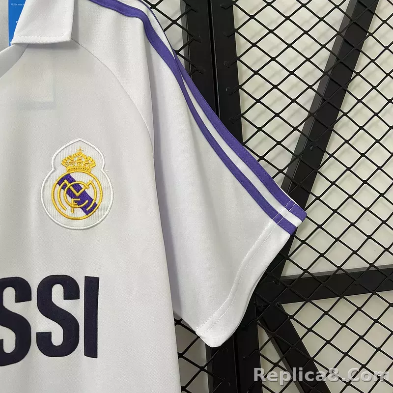 1984-85 Real Madrid Home Retro Jersey - detail