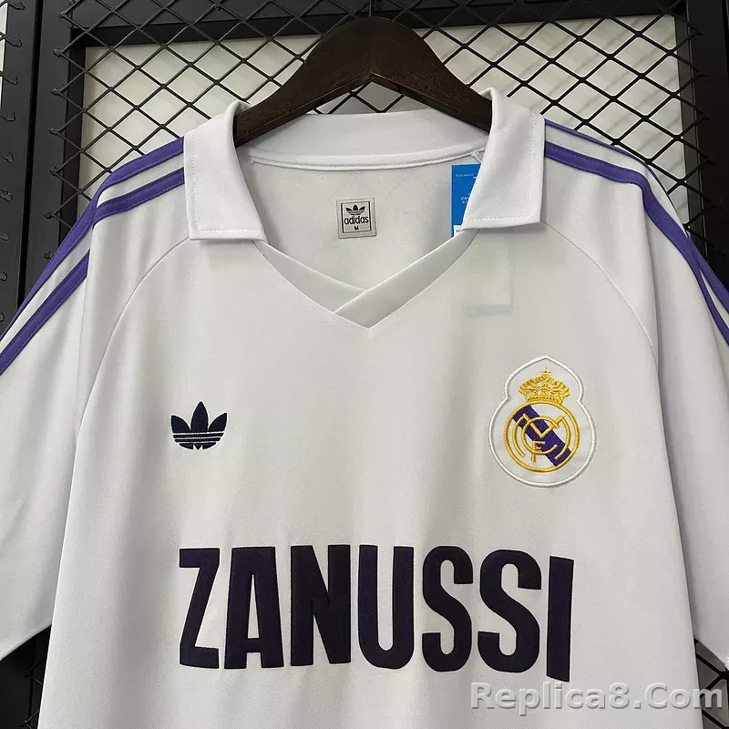 1984-85 Real Madrid Home Retro Jersey - detail