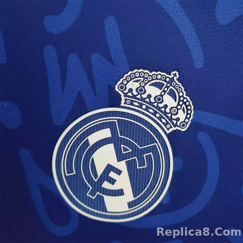 21-22 Real Madrid Away Soccer Retro Jersey - detail