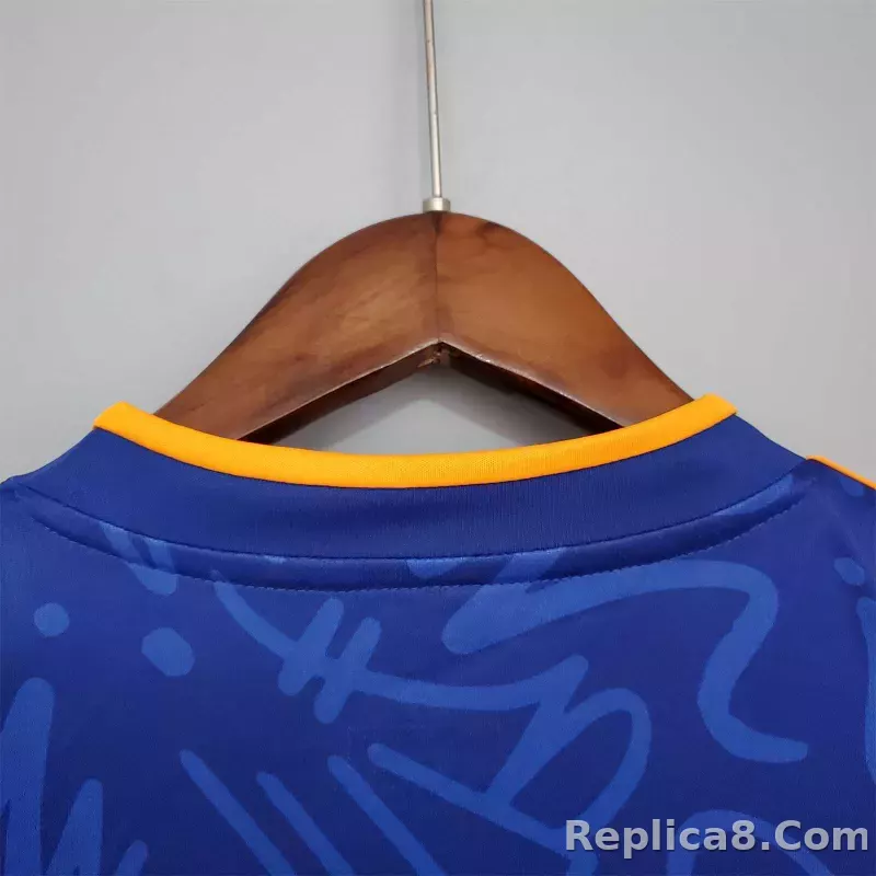 21-22 Real Madrid Away Soccer Retro Jersey - detail
