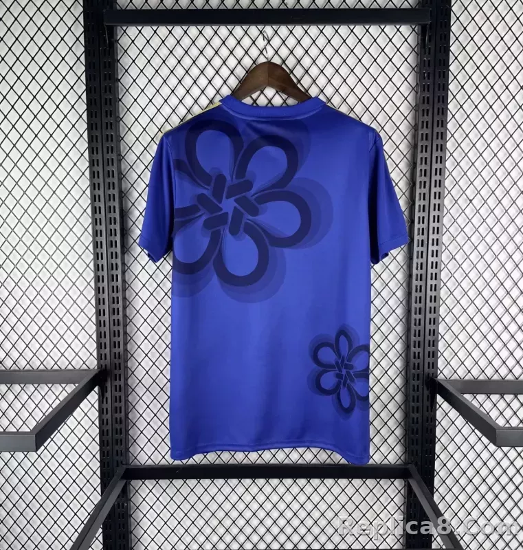 25-26 Real Madrid Chinese Knot Cultural Story Shirt Blue - detail