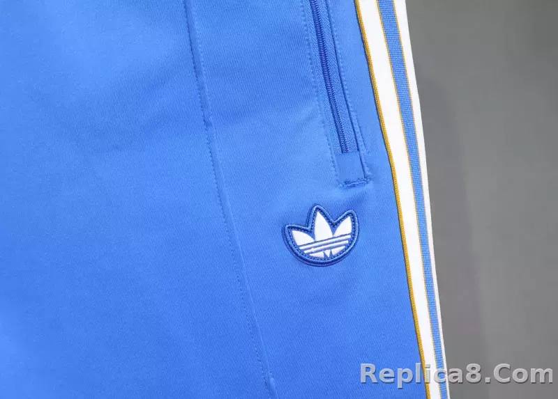 2025-26 Real Madrid Terrace Icons Track Training Jacket Set Blue - detail